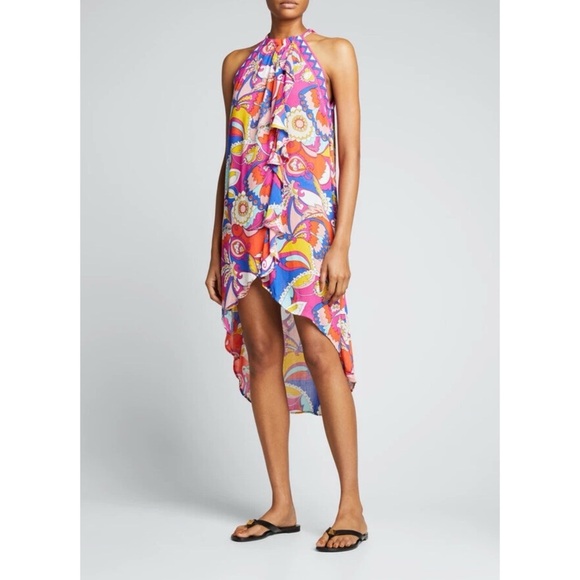 Trina Turk Other - Trina Turk Sevilla Midi Swim Dress Cover Up Wrap NWT